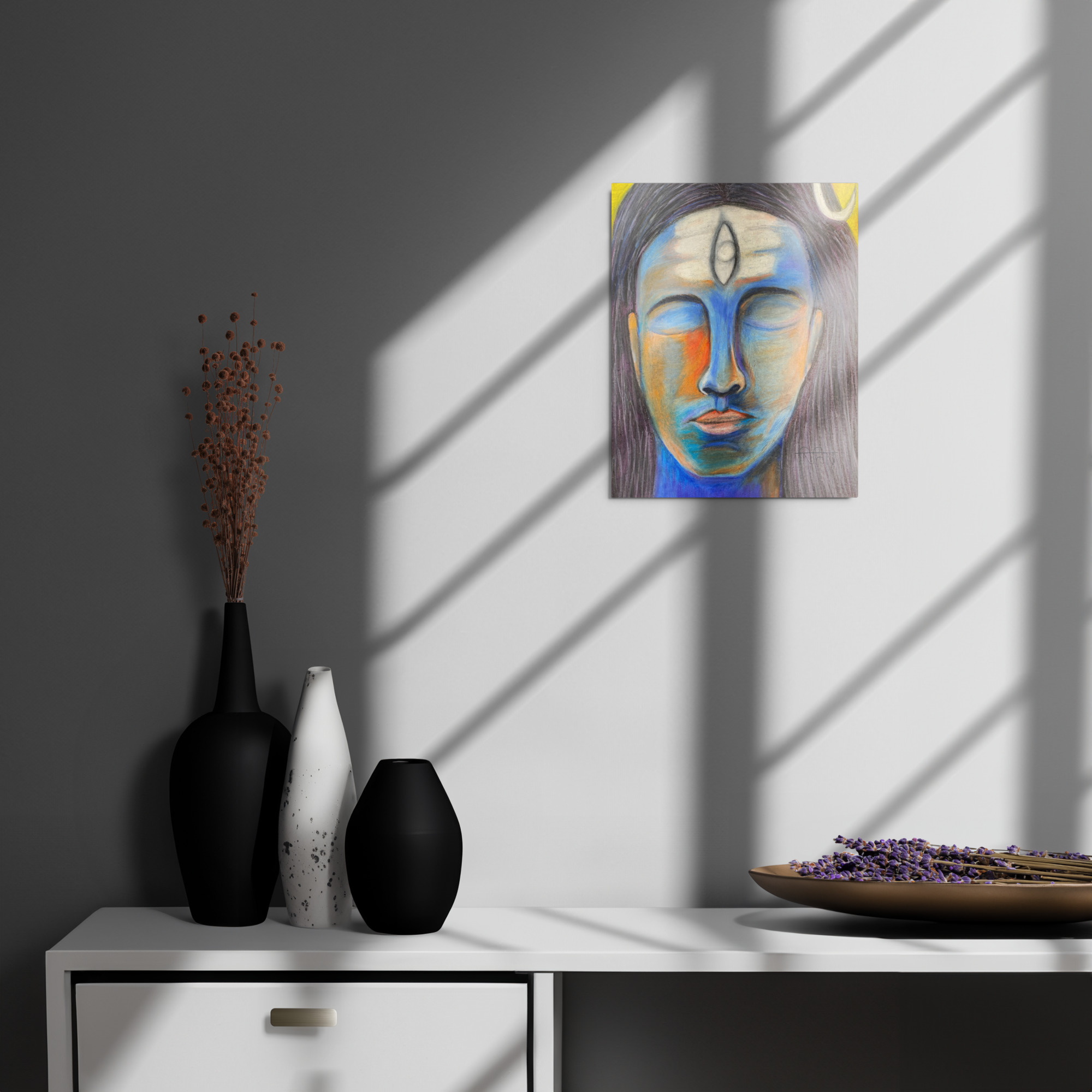 Colors of Shiva – Metal Print