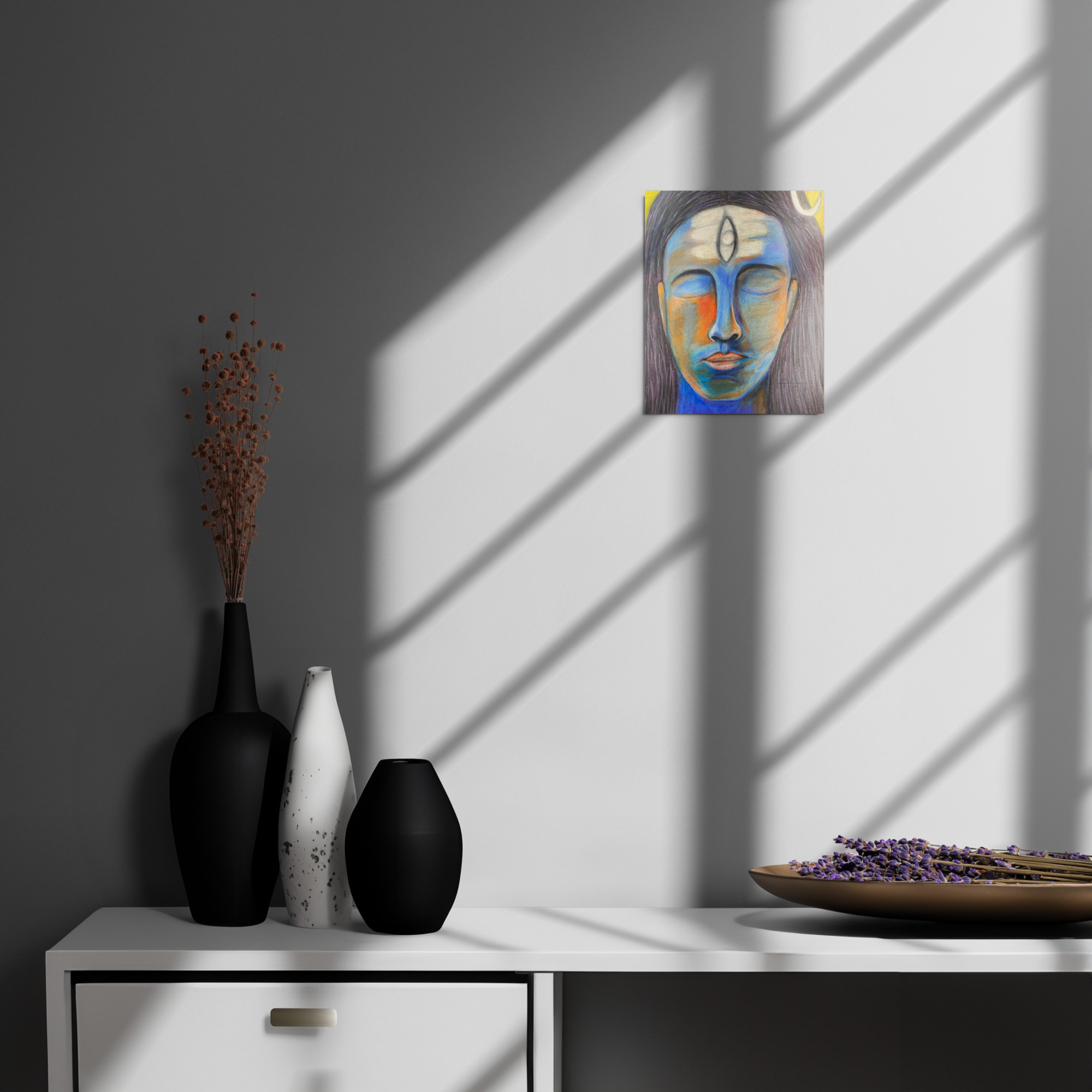 Colors of Shiva – Metal Print - Image 2