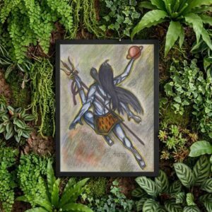 Shiva's Flight - Thin Canvas