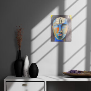 Colors of Shiva – Metal Print